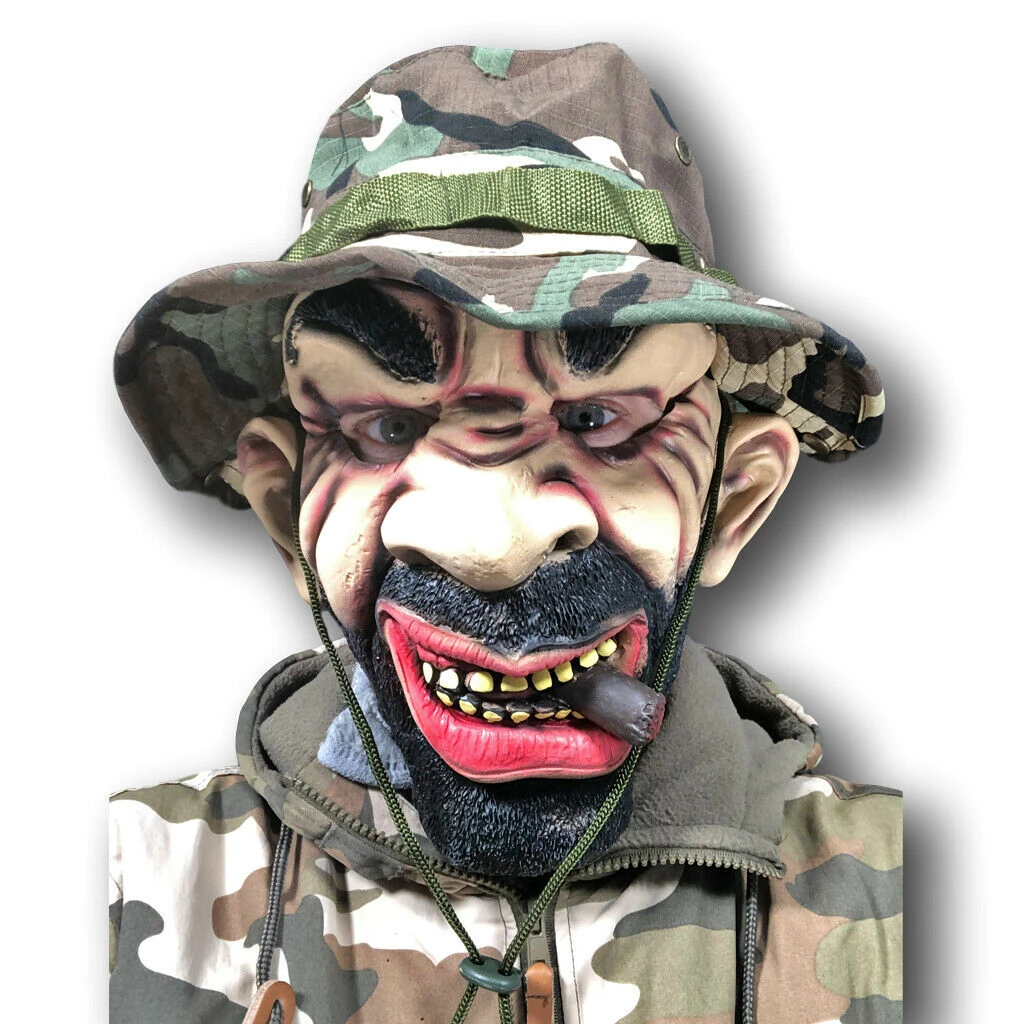 Rubber Johnnies Drill Sergeant Mask People Masks 11 Rubber Johnnies Drill Sergeant Mask People Masks