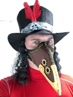 Rubber Johnnies Steampunk Plague Doctor Mechanic Mask Horror Masks