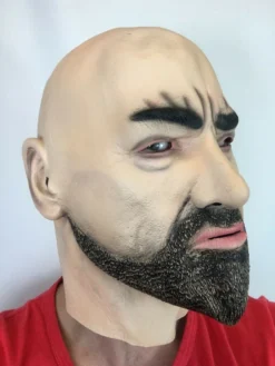 Rubber Johnnies Masks White Male 'Luther' Hard Man Mask.