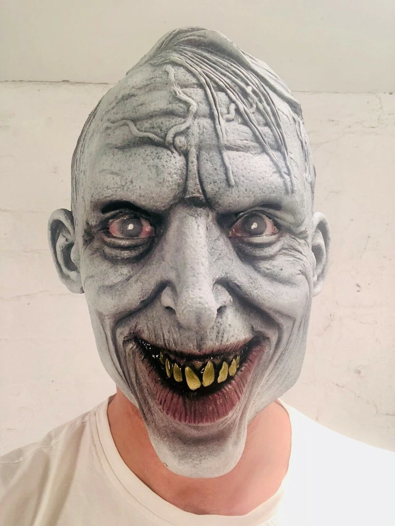 RUBBER JOHNNIES TM Zombie Mask Latex Day Of The Dead Walker 5 RUBBER JOHNNIES TM Zombie Mask Latex Day Of The Dead Walker