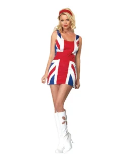 Rubber Johnnies Womens Costumes Union Jack Dress Costume