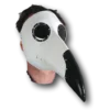 Rubber Johnnies Horror Masks Plague Doctor Mask - White/Black