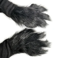 Rubber Johnnies Furry Black & White Cat Mask Animal Masks