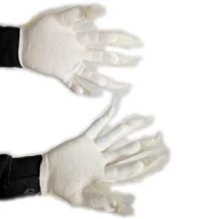 Rubber Johnnies Furry White Rat Gerbil Mask With Matching Gloves