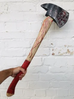 Rubber Johnnies Masks Movie Props Bloody Fireman's Axe Movie Prop