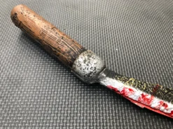 Rubber Johnnies Bloody Handheld Sickle 'Corn Scythe'