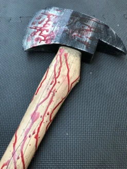 Rubber Johnnies Masks Movie Props Bloody Fireman's Axe Movie Prop