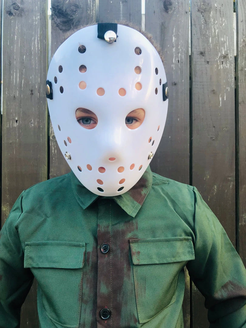 Rubber Johnnies Kids Jason Crystal Lake Killer Halloween Costume 5 Rubber Johnnies Kids Jason Crystal Lake Killer Halloween Costume