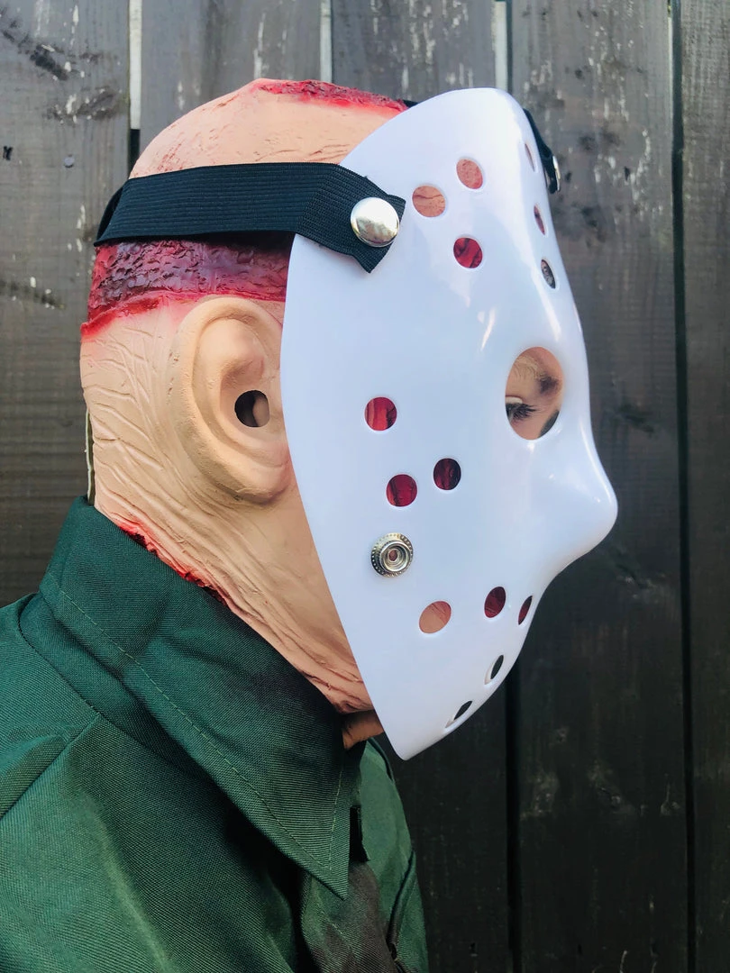 Rubber Johnnies Kids Jason Crystal Lake Killer Halloween Costume 8 Rubber Johnnies Kids Jason Crystal Lake Killer Halloween Costume