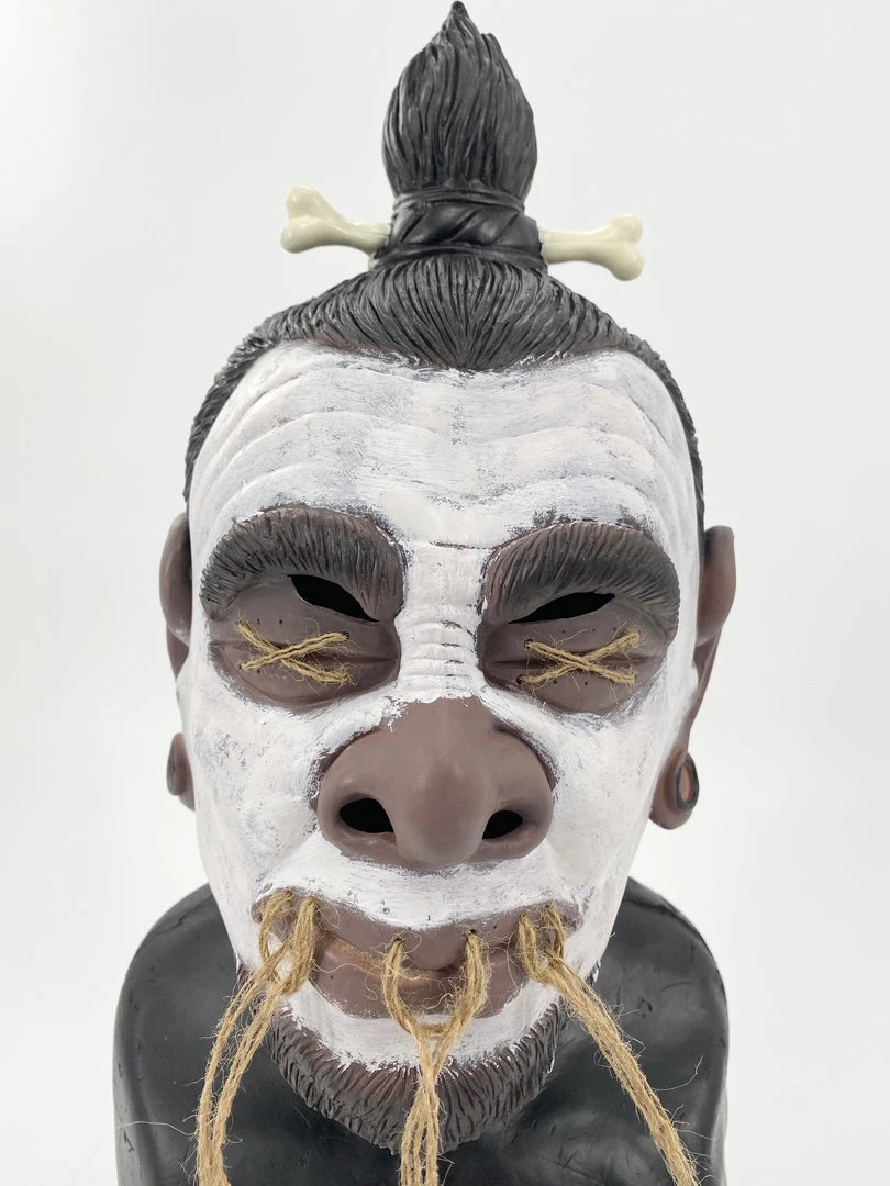 Rubber Johnnies Shrunken Head 'Tsantsa' Mask 4 Rubber Johnnies Shrunken Head 'Tsantsa' Mask