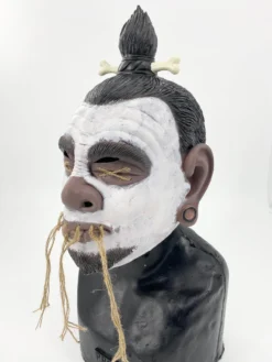 Rubber Johnnies Shrunken Head 'Tsantsa' Mask 15 Rubber Johnnies Shrunken Head 'Tsantsa' Mask
