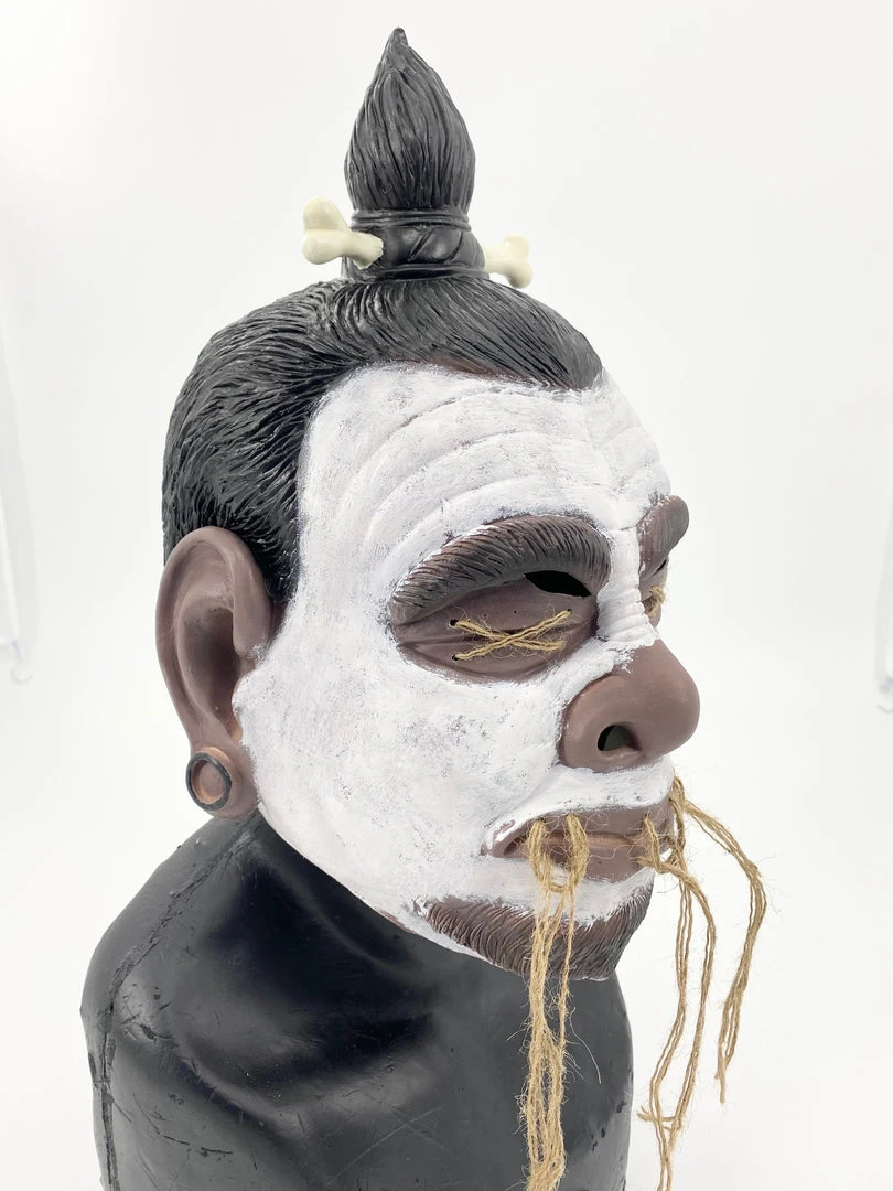 Rubber Johnnies Shrunken Head 'Tsantsa' Mask 10 Rubber Johnnies Shrunken Head 'Tsantsa' Mask