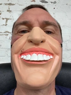Rubber Johnnies Half Face Masks Ken Dodd Big Teeth Half Face Mask