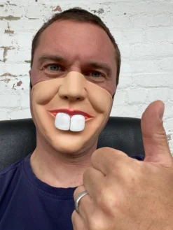 Rubber Johnnies Bunny Half Face Mask Half Face Masks