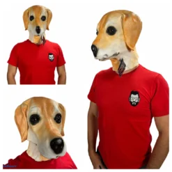Rubber Johnnies Golden Labrador High Quality Latex Mask