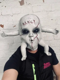 Rubber Johnnies Creepy Baby 'Nancy' Mask Horror Masks