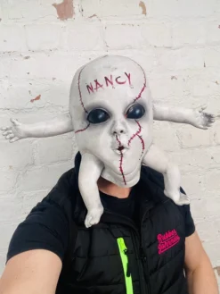Rubber Johnnies Creepy Baby 'Nancy' Mask Horror Masks