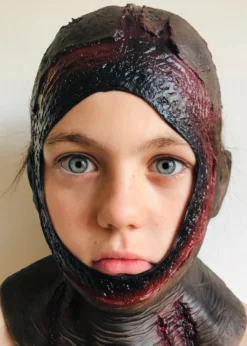 Rubber Johnnies Kids Rotting Jason Bloody Hood Mask Horror Masks