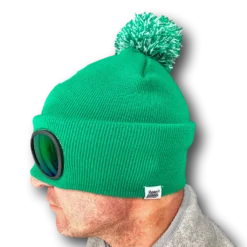 Rubber Johnnies St Patricks Day St Patrick`s Day Ireland Green Beanie Goggle Hat