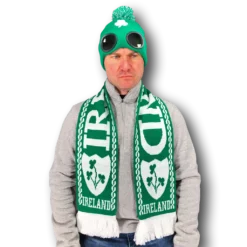 Rubber Johnnies St Patricks Day St Patrick`s Day Ireland Green Beanie Goggle Hat