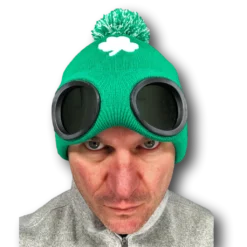 Rubber Johnnies St Patricks Day St Patrick`s Day Ireland Green Beanie Goggle Hat