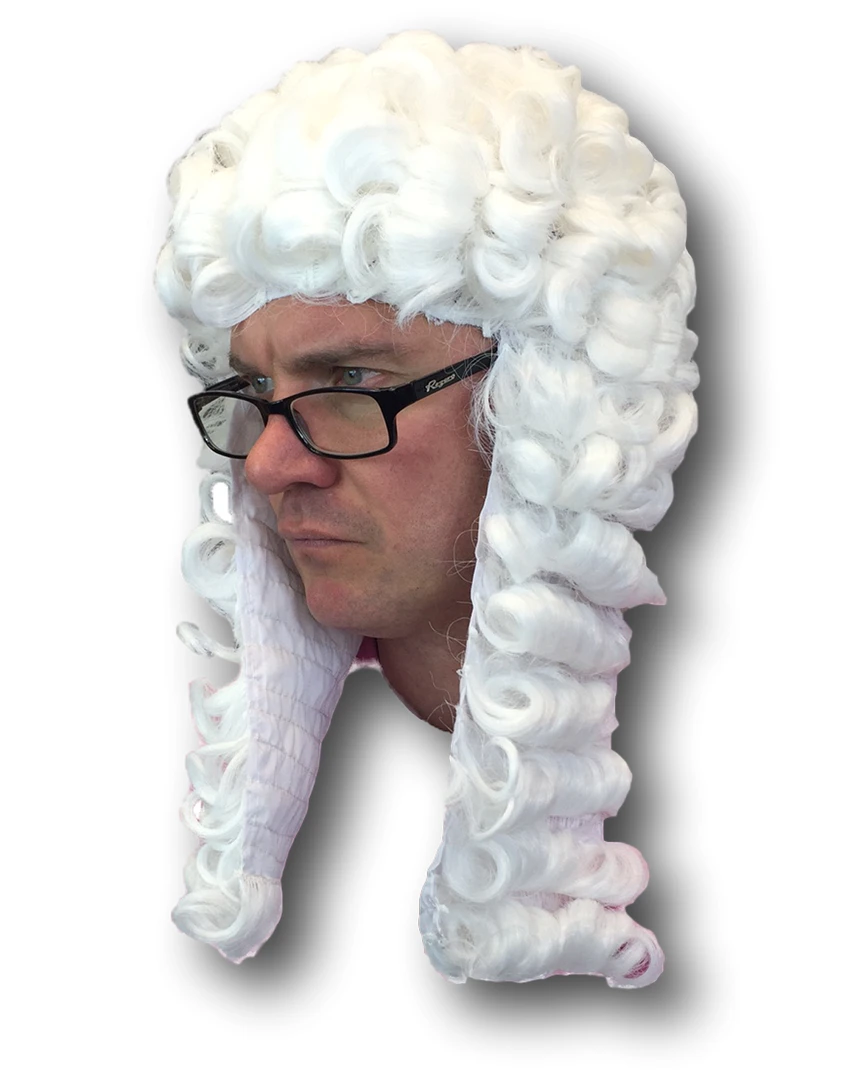 Rubber Johnnies Lord Chief Justice Wig Accessories 4 Rubber Johnnies Lord Chief Justice Wig Accessories