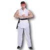 Rubber Johnnies White Ryu Karate Fighter Costume