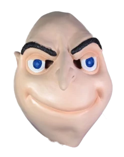 Rubber Johnnies Kids Felonious Cartoon Villain Mask