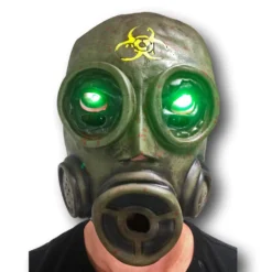 Rubber Johnnies LED Light Up Gas Mask