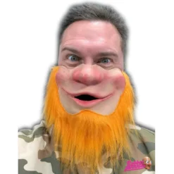 Rubber Johnnies St Patricks Day Leprechaun Half Face Mask