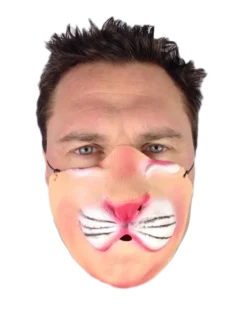 Rubber Johnnies Lion Half Face Mask