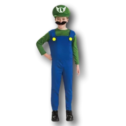Rubber Johnnies Kids Plumbers Mate Luigi Costume Boys Costumes