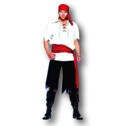 Rubber Johnnies Costumes Mens Pirate Costume