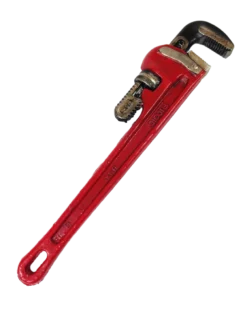 Rubber Johnnies Movie Props Pipe Wrench - Plain Or Bloody
