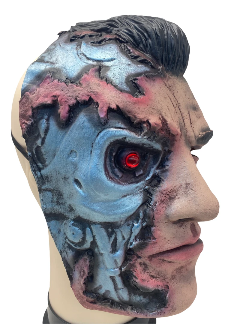 Rubber Johnnies Arnold Schwarzenegger Cyborg Face Mask. 6 Rubber Johnnies Arnold Schwarzenegger Cyborg Face Mask.