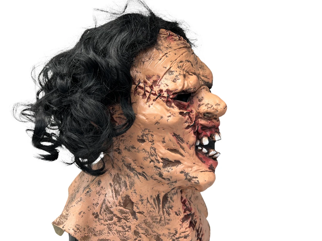 Rubber Johnnies Chainsaw Killer (Skinned Face) Full Head Mask Horror Masks 8 Rubber Johnnies Chainsaw Killer (Skinned Face) Full Head Mask Horror Masks