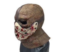 Rubber Johnnies Scarecrow Mask 'Corn Creeper' Latex Burlap With Attached Hockey Mask Horror Masks 23 Rubber Johnnies Scarecrow Mask 'Corn Creeper' Latex Burlap With Attached Hockey Mask Horror Masks