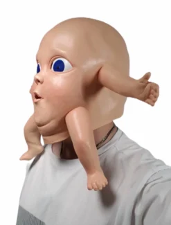 Rubber Johnnies Creepy Baby Mask People Masks