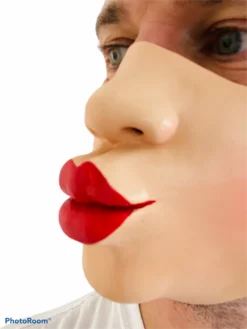Rubber Johnnies Jagger Lips Half Mask Half Face Masks