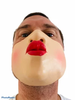 Rubber Johnnies Jagger Lips Half Mask Half Face Masks