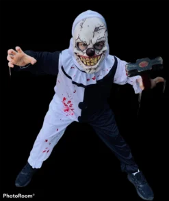 Rubber Johnnies Kids Terrifying Clown Costume