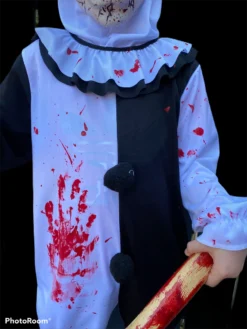 Rubber Johnnies Kids Terrifying Clown Costume