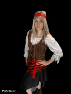 Rubber Johnnies Caribbean Pirate Costume Womens Costumes