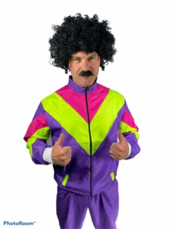 Rubber Johnnies 80s Shell Suit Fancy Dress Costumes