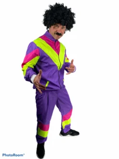 Rubber Johnnies 80s Shell Suit Fancy Dress Costumes
