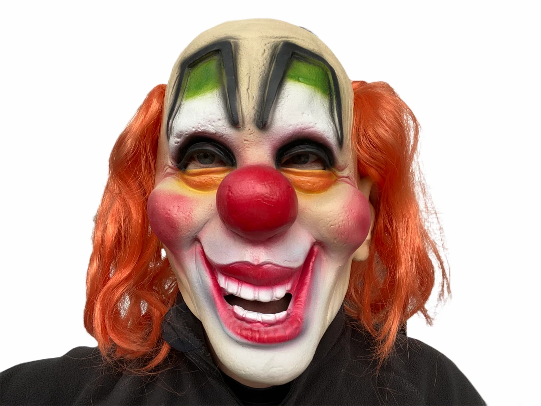 Rubber Johnnies Horror Masks Vintage Circus Clown Mask 10 Rubber Johnnies Horror Masks Vintage Circus Clown Mask