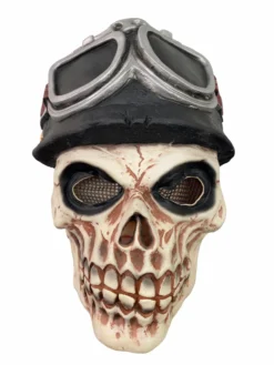 Rubber Johnnies Skull Pilot Mask Horror Masks