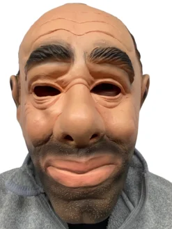 Rubber Johnnies Old Man 'Gangster' Mask