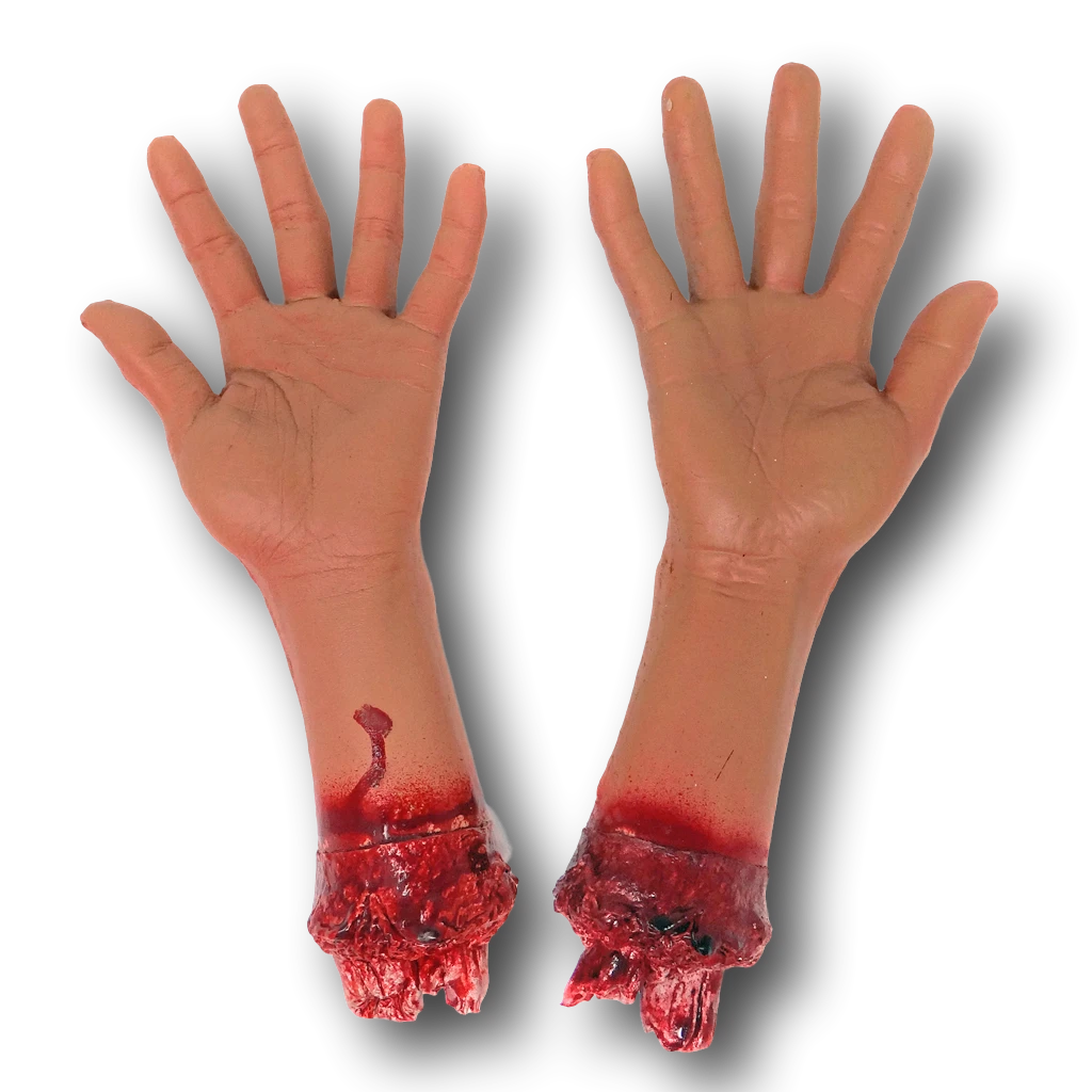 Rubber Johnnies Bloody Severed Hands 5 Rubber Johnnies Bloody Severed Hands