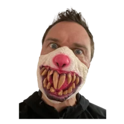 Rubber Johnnies Rabid Rabbit Half Face Mask